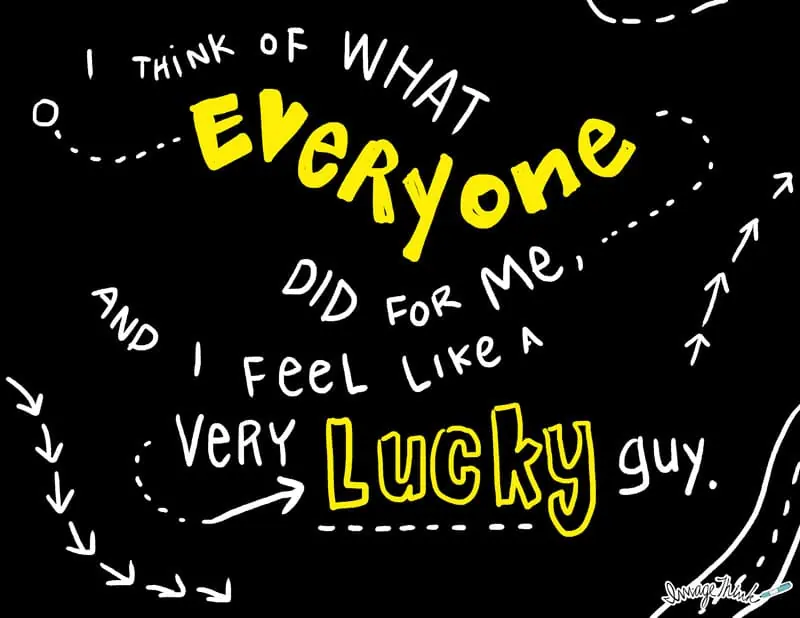 Illustrated quote from Silver Linings Playbook
